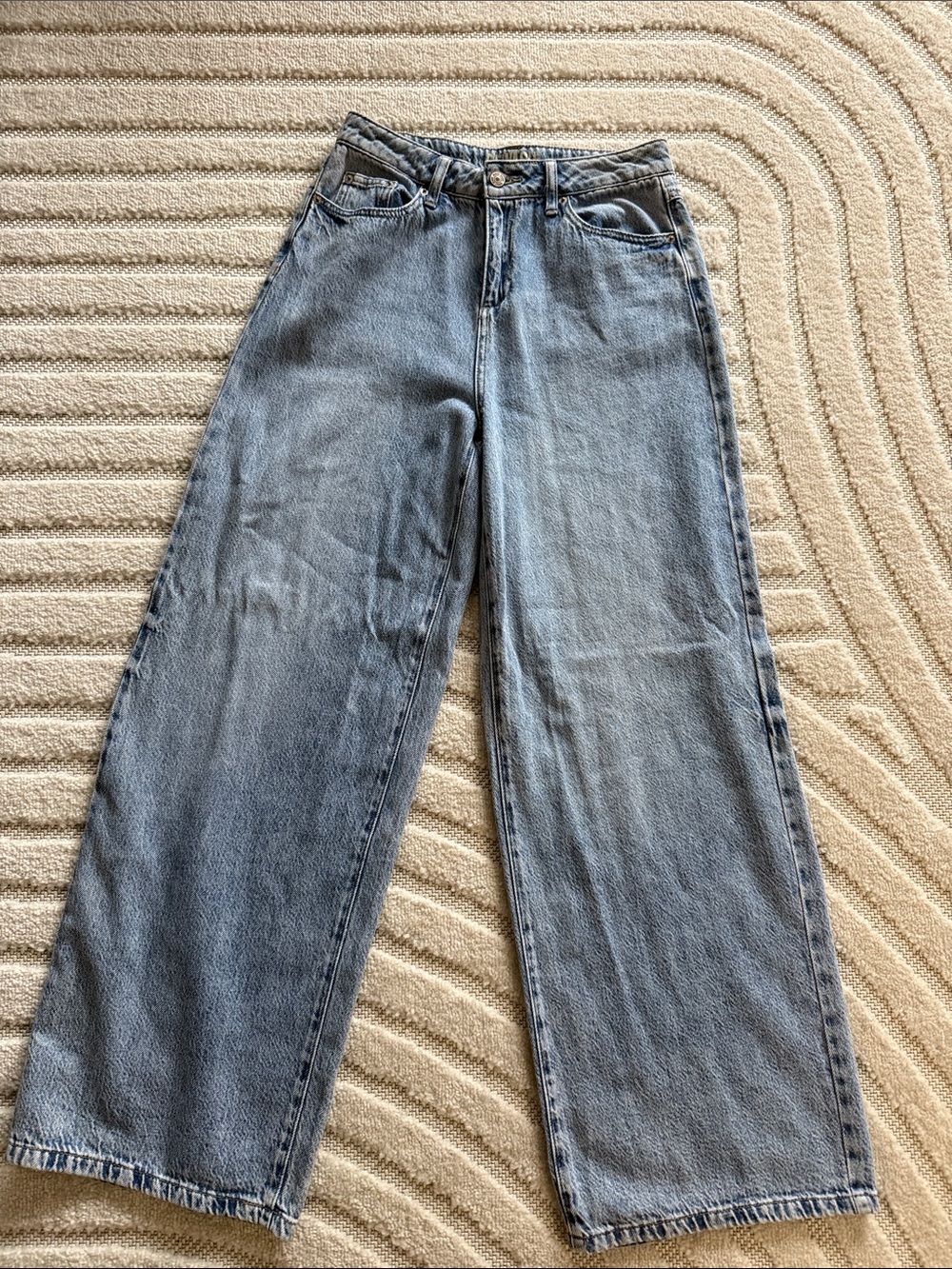 Rewash Light Blue Wide Leg High-Rise Jeans
